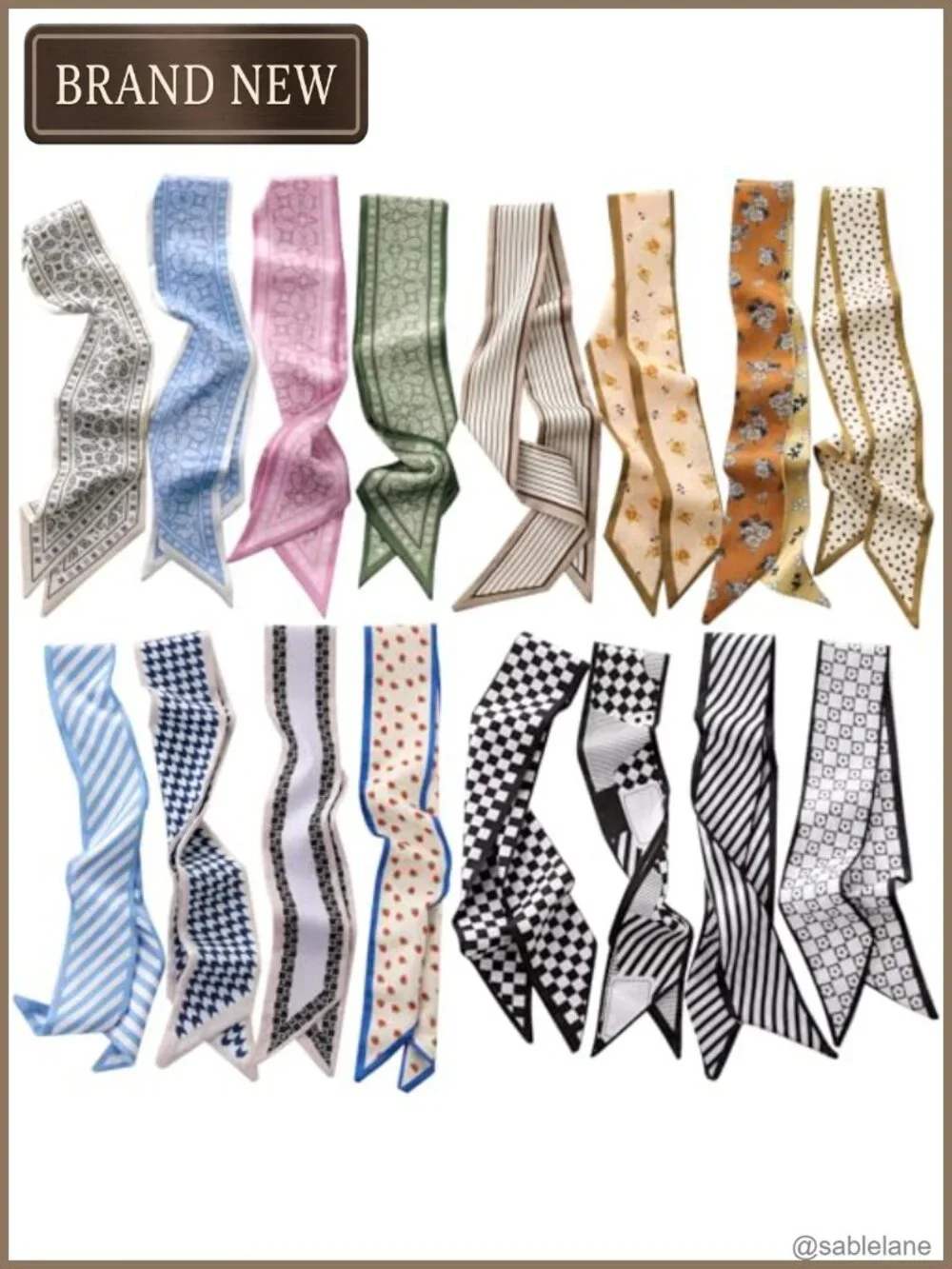 Multifunctional Boho Fashion Scarf for Women - Purse Scarf, Head Wrap, Neck